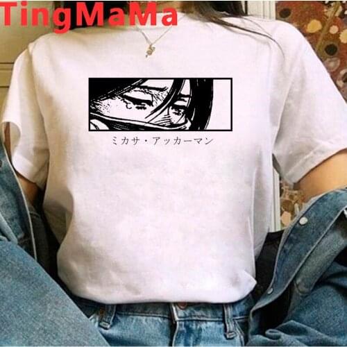 Attack on Titan Titans Attack t shirt summer top men couple plus size japanese streetwear vintage clothes couple clothes