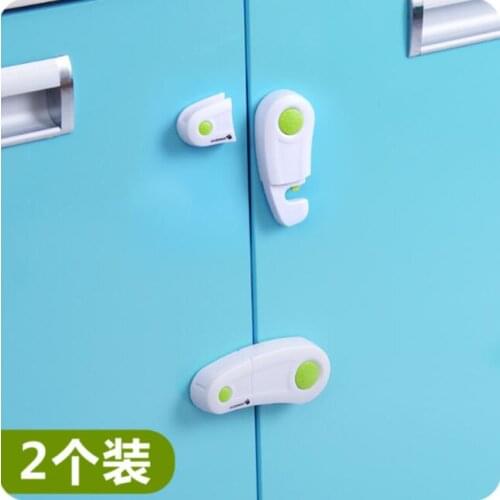 Creative Hanging Kitchen Cabinet Lock Pull locks 2Pcs/Lot Baby Safety Drawer Lock