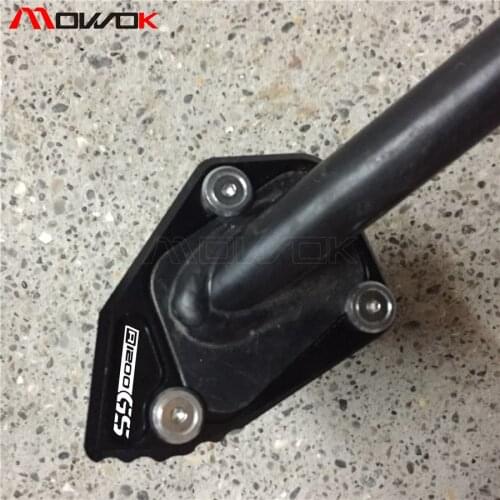 LOGO R1200GS For BMW R1200 GS R1000GS R1200 ADV 2008 2009 2010 2011 2012 Motorcycle CNC Side Stand Enlarge Kickstand Extension
