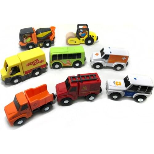 Magnetic train, car accessories, truck accessories, toys for children, compatible with BIRO track childrens educational toys w3