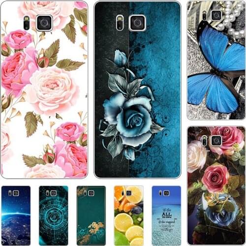 Fashion Flower Case For Samsung Galaxy Note 5 N920 SM-N920F Note5 5.7" Cover Soft Silicone Cat Printing Capa Back Coque