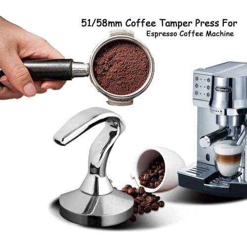 Breville Delonghi Krups Espresso Powder Flat Press Hammer 51/54/58MM Coffee Tamper Distributor Grinder Espresso Barista Tool