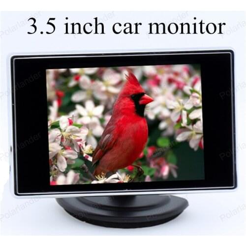 Car Rearview Monitor for Backup Reverse Camera 3.5 inch digital TFT LCD Color for Parking Assistance Camera Car Styling