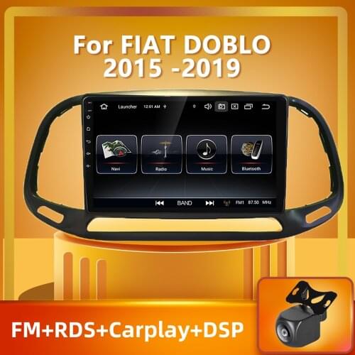 PEERCE For Fiat Doblo 2015 2016 2017 2018 2019 Multimedia Radio Player Car DVD Player Android 10 CarPlay Navigation GPS RDS AM