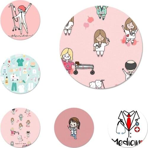 New Arrival Nurse Medical Medicine Badge Brooch Pin Accessories For Clothes Backpack Decoration gift