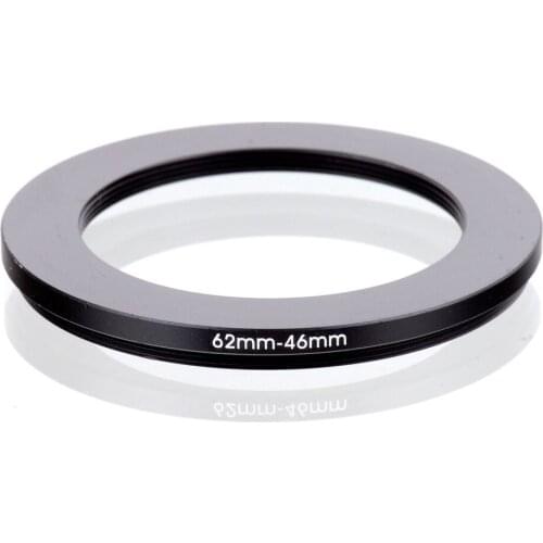 RISE(UK) 62mm-46mm 62-46mm 62 to 46 Step down Ring Filter Adapter black