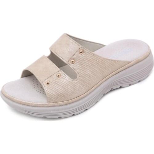 New Flip Flops Summer shoes woman Beach Sandals Womens Slippers Female Flat Sandals Rhinestone wedge pantoufle femme