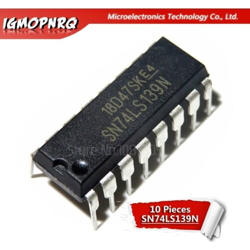 10PCS SN74LS139AN DIP-16 SN74LS139N DIP16 74LS139 DIP HD74LS139P