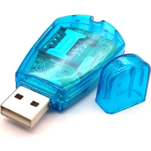 USB Cellphone SIM Card Standard Reader Copy Cloner Writer SMS Backup 4XFC Drop