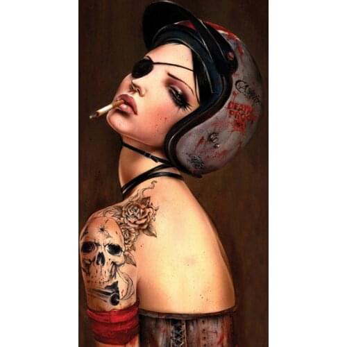 High quality Oil painting Canvas Reproductions El Carnivora by Brian M.Viveros Painting hand painted