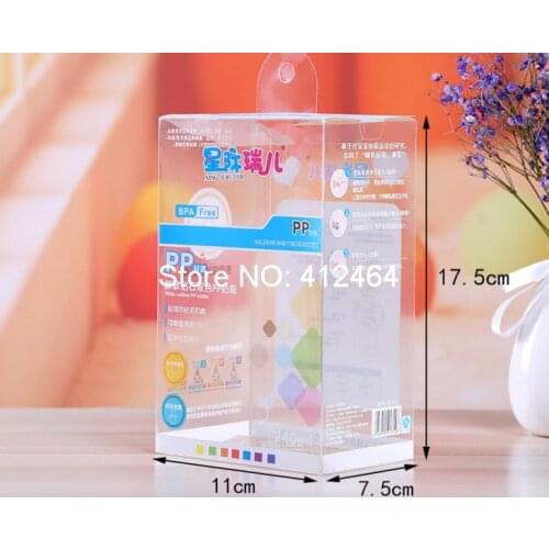 High quality transparent plastic packaging box, heat-resistant multi-color transparent printing