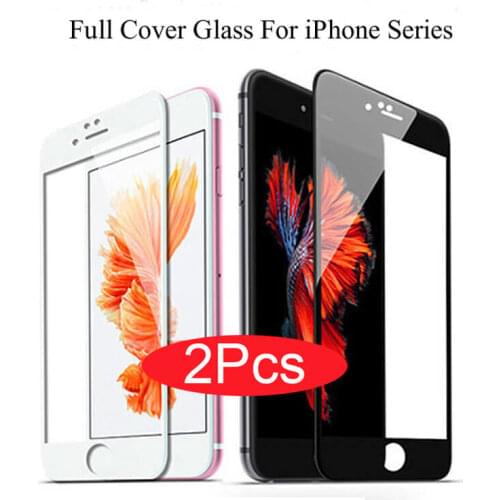 2Pcs Protective Glass For iphone 7 6 s 6s 8 Plus Screen Protector on iphone7 Glas aifone 7Plus Film aiphone 8Plus iphone8 Armor