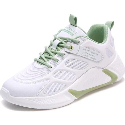 2020 Spring New Wild Leisure Lightweight Running Shoes Breathable Mesh Breathable Female Sports Shoes Woman Shoes Sneakers