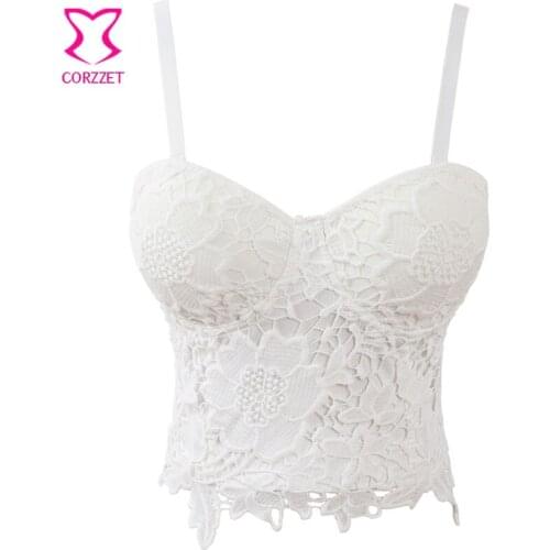 Floral Embroidery Lace Push Up Bralet Bras For Women Bustier Crop Top Camis Wedding Party Bralette Plus Size Cropped Feminino