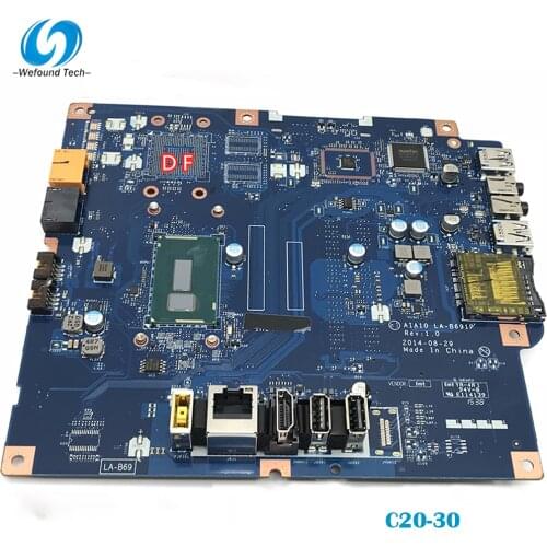 100% working desktop motherboard for C20-30 LA-B691P AIA10 mainboard fully tested