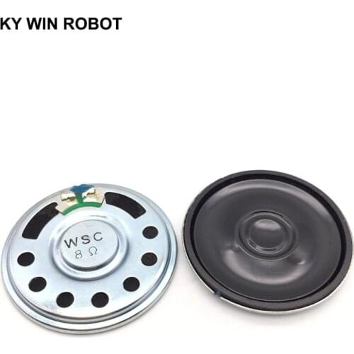 2pcs/lot New Ultra-thin speaker 8 ohms 2 watt 2W 8R speaker Diameter 50MM 5CM thickness 8MM