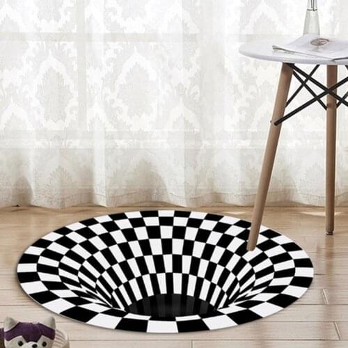 3D Illusion Rug Print Optical Illusion Areas Rug Carpet Floor Pad Non-slip Doormat Mats for Home Dropshipping