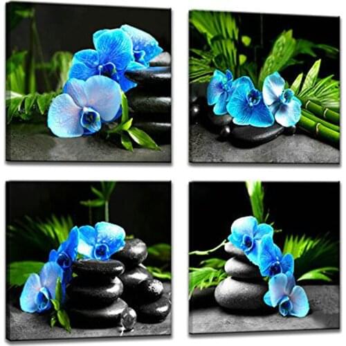 Diy Diamond Painting Spa Zen Stones Full Rhinestone Mosaic Cross Stitch 5D Embroidery Flower Kits Full Square Round DrillZP-3963