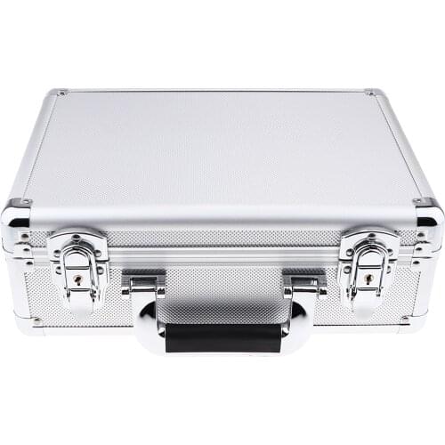 Aluminum Alloy Travel Tattoo Body Art Machine Case Carrying Box Organizer with Lock - 33x11x25 cm/12.99x4.33x9.84 inch