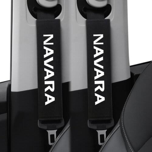 Auto Seat Belt Cover Car Styling Case For Nissan Navara d40 d22 d23 np300 Interior Accessories 2pcs/lot