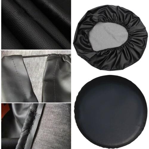 Spare Tire Cover PVC Waterproof Dust-Proof Universal Spare Wheel Tire Cover Fit for Trailer, RV, SUV and Many Vehicle