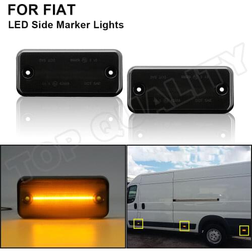 LED Strip Side Marker Light OE Standard Replacement Lamp For Iveco Daily V 1997-2019 EuroStar EuroTech EuroTrakker Fiat Ducato