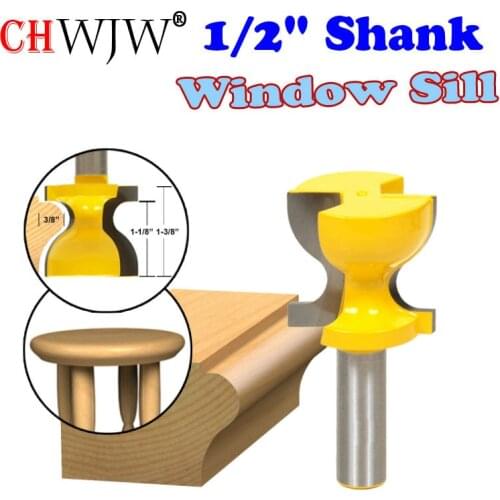 Window Sill, Stool Molding & Door Pull Edge Router Bit C3 Carbide Tipped Wood Cutting Tool woodworking router bits