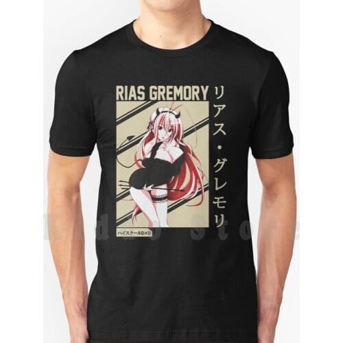 Rias Dxd T Shirt Print For Men Cotton New Cool Tee Rias Gremory Ecchi Fanboy Fangirl Gremory High School Dxd Kawaii Manga Rias