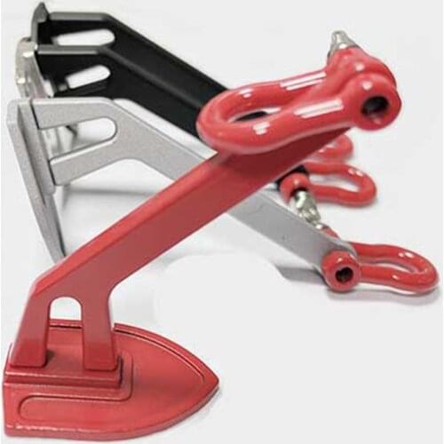 Simulation Metal Winch Anchor Earth Anchor Upgrade Tool for 1/10 TRX-4 SCX10 4WD RC Crawler Car Parts