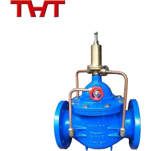 Low pressure relief water control valve