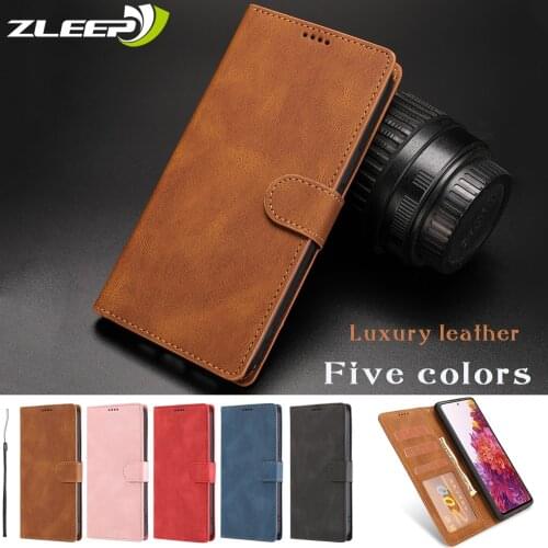 Leather Cards Flip A81 A91 Case For Samsung Galaxy S21 S20 FE Lite S10 5G E S9 S8 S7 Edge Note 8 9 10 20 Ultra Plus Phone Cover