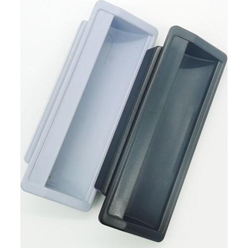 LS712 plastic embedded concealed handle file cabinet locker clasp Iron Cabinet sliding door handle cabinet door handle