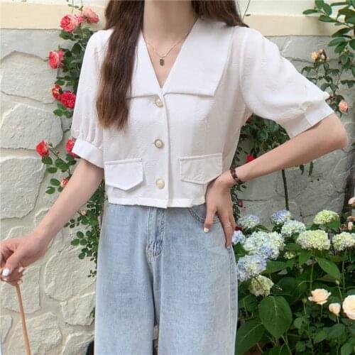 Cheap wholesale 2021 spring summer autumn new fashion casual ladies work women Blouse woman overshirt female OL Fy6736