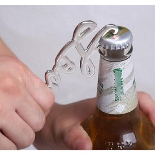 Festival supplies Bottle Opener Wedding Souvenirs Vintage Beer Opener Keychain gift package Party Favors Event Party Supplies Wh