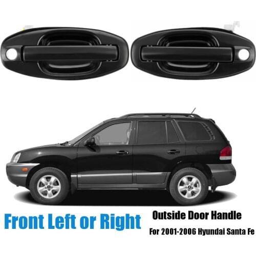 Front Left / Right Car Exterior Door Handle For Hyundai Santa Fe 2001 2002 2003 2004 2005 2006 8265026000 8266026000