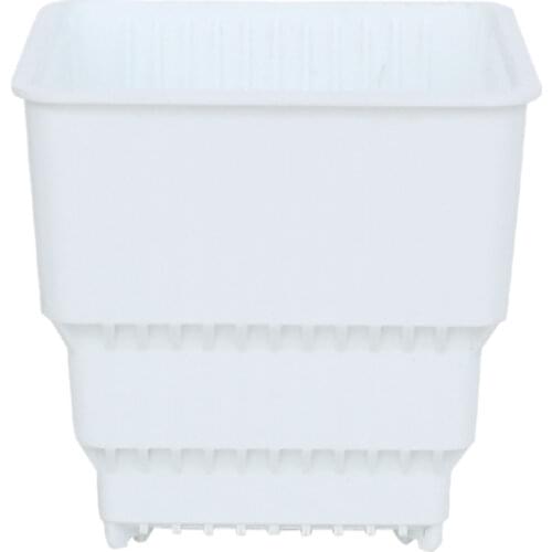 MESHPOT 6-Pack Plastic Square Succulent Planter Pot/Cactus Plant Pot With Drainage Holes Home Decor