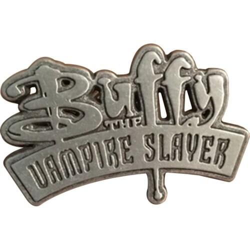 Buffy The Vampire Slayer retro badge BTVS 90s Joss Whedon fans gift