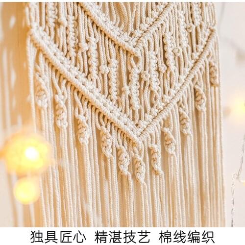 Kaoran Ins Style Woven Tapestry Tassel Decoration Bedroom Background Wall Hanging Creative Home Metal Wall Decoration Gt019