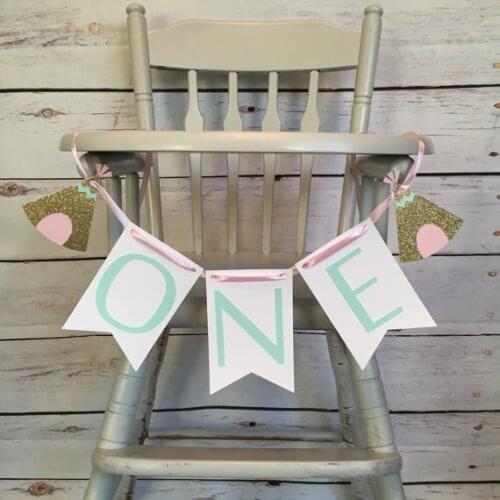 Personalized Teepee bohemian Boho birthday party high chair Banners baby shower buntings nursery room garlands photo booth