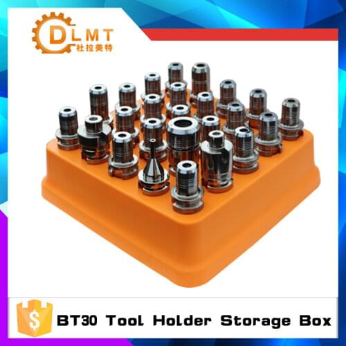 1 BT30 tool holder storage box, plastic box for special tool holder tool organizer for CNC machining center