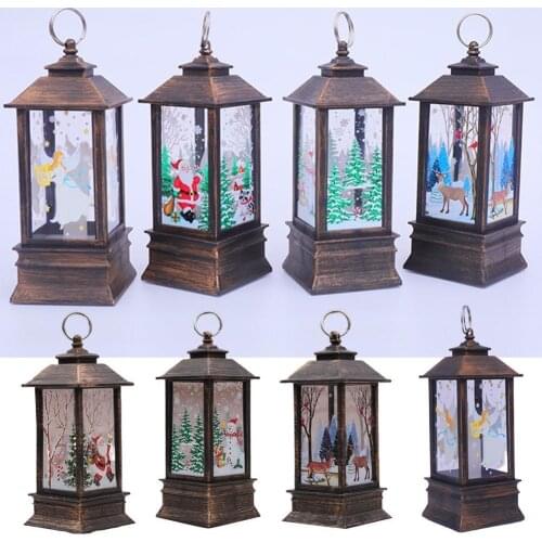 Christmas Small Lanterns Festive Atmosphere Decoration Ornaments Nordic Minimalist Style Home Decoration Lamp Wholesale Products