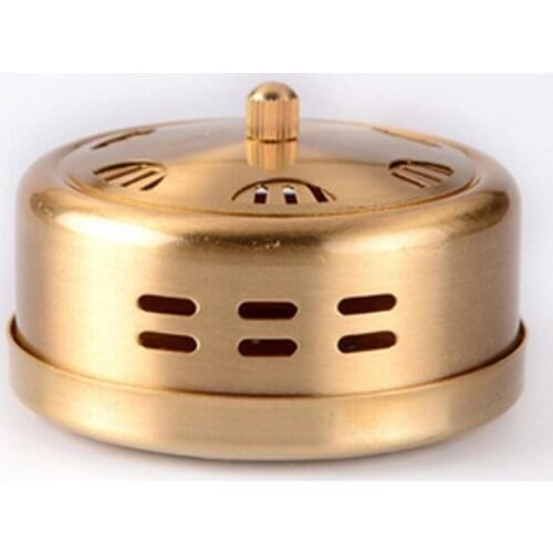 Portable Smokeless Copper Acupuncture Moxa Stick Burner Box Moxibustion Therapy Home Moxa Massager For Body