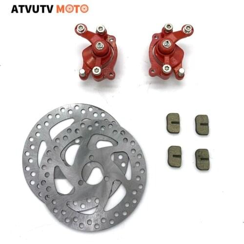 Front Rear Disc Brake Plate Caliper For 43cc 47cc 49cc Chinese Mini Moto Kids ATV Quad Motovox Dirt Pocket Bike Gas Scooter