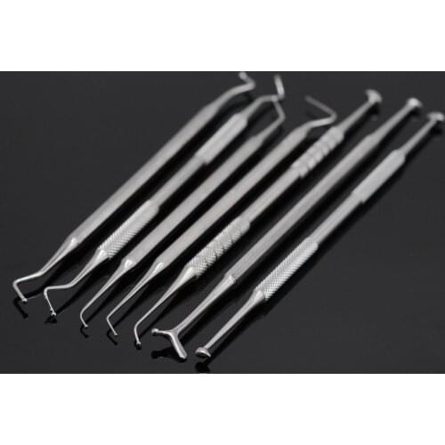 Dental Composite Filling Instrument Double Ends Spatula Amalgam Stainless Steel Dentist Lab Equipment