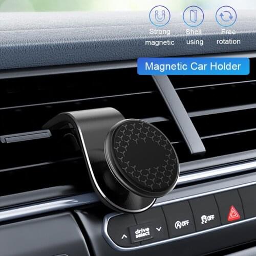 Universal Car Phone Holder For Phone In Car Mobile Support Magnetic Phone Mount Stand For Tablets And Smartphones