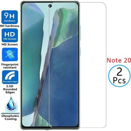 Protective tempered glass for samsung note 20 5g screen protector on galaxy note20 not not20 6.7 safety film samsun samsumg n981