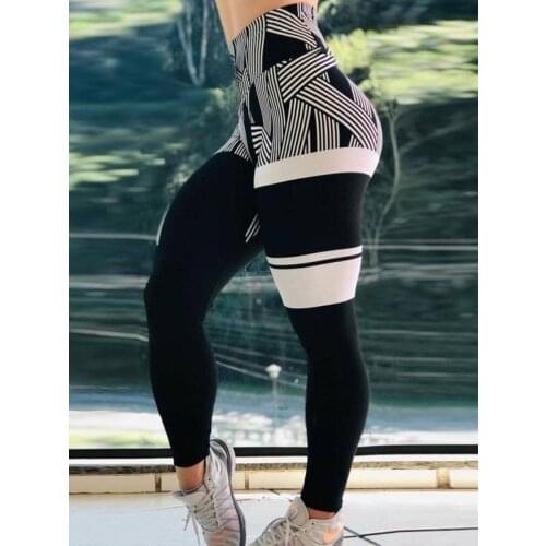 LAISIYI New Women 3D Print Leggins Plus Size Women Workout Leggings High Waist Slim Fitness Legging Sporting 25 Styles Pants