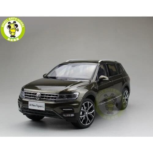 1/18 Ti guan L 2017 SUV Diecast Metal SUV CAR MODEL Toys for Kids gift hobby collection Brown