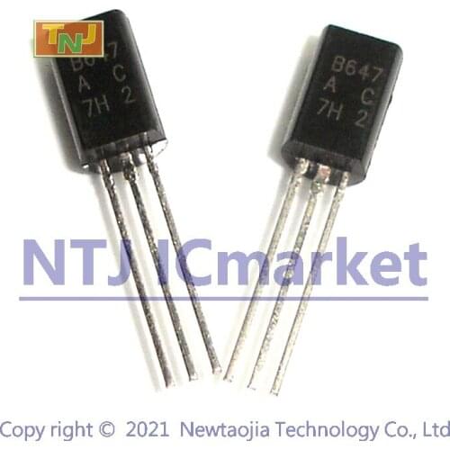 500 PCS 2SB647AC TO-92L 2SB647 B647AC B647 Silicon PNP Epitaxial
