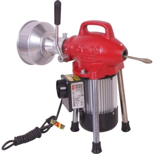 220V / 390W Low Water Pipeline Drain Toilet Clogging Dredge Cleaning Machine GQ-75 Electric Pipe Dredging Machine